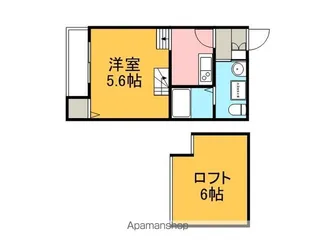 エスパス・リブレ【203号室】の間取り