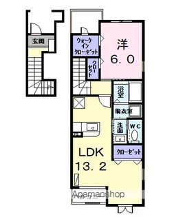 プライムグレイス【2階】の間取り