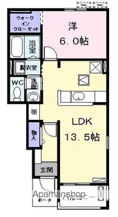 カーサ エテルナ【1階】の間取り