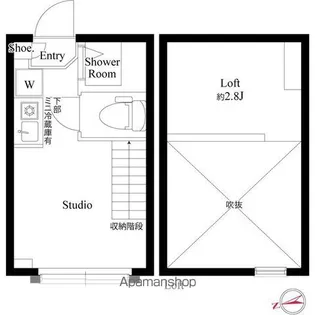 ハーモニーテラス高井戸西【1階】の間取り