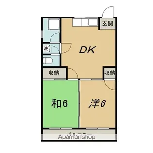 ニューサンシャインホリコシ【3階】の間取り