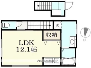 G−ROOM【B201号室】の間取り