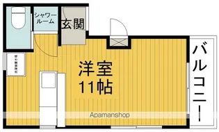 家暮楽とねやま坂マンション【3階】の間取り