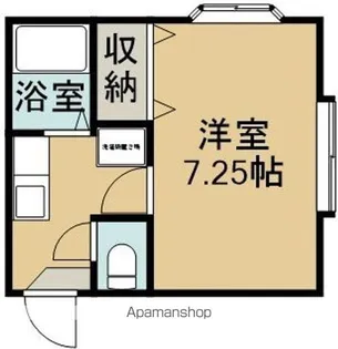 ウエスト上新栄【1階】の間取り