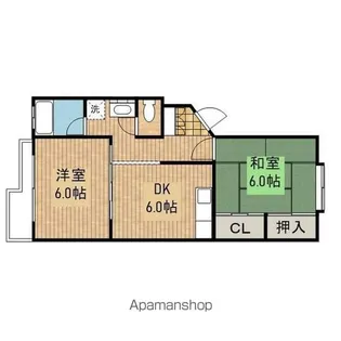 2DKの間取り画像