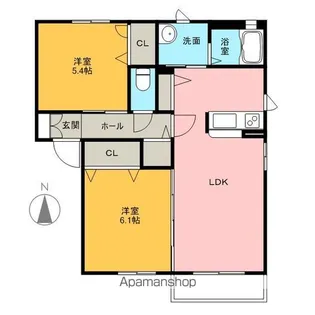 アドバンス【1階】の間取り