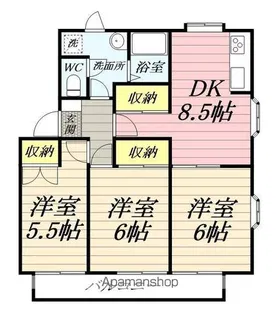 グレースメゾン花水台【2階】の間取り