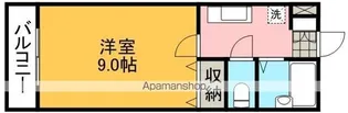 スパージ月出【3階】の間取り