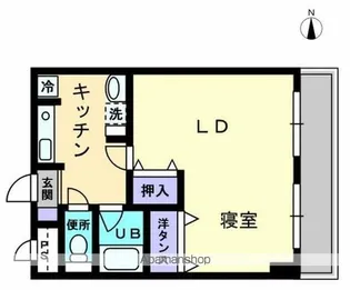 アルカディア西内町【406号室】の間取り