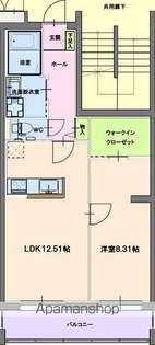 グラン シャンブル【2階】の間取り
