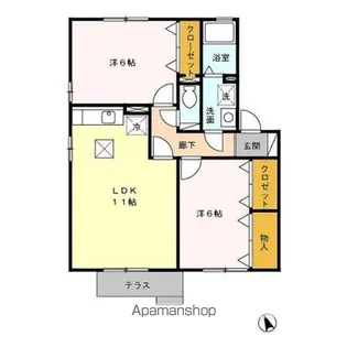 マウルール ABC【1階】の間取り