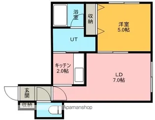 ラヴィーニュⅠ【105号室】の間取り