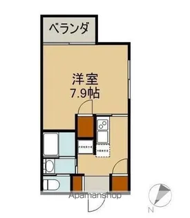 EMIGRANT【203号室】の間取り