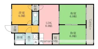 リブドロアQ17【301号室】の間取り