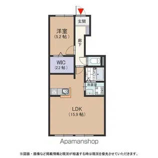 プレシャス西伏屋【102号室号室】の間取り