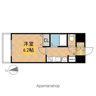 愛知県名古屋市中区千代田2丁目【マンション】の間取り