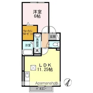 アネシス【1階】の間取り