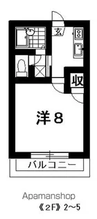 エクセルコーポ【2階】の間取り