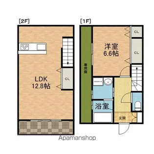 ルシアグレース【1階】の間取り