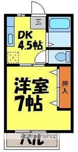 カナディアンハイツ橋本【1階】の間取り