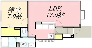 エルムプラシードA11号館【1階】の間取り