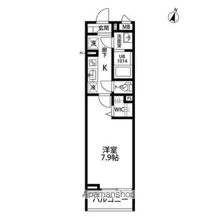 アイリスフジ【3階】の間取り