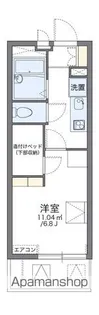 レオパレスTWOビレッジ【2階】の間取り