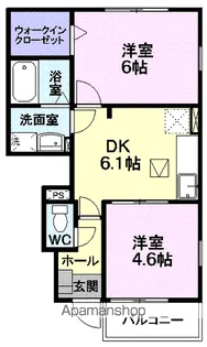 チェリーミルC【1階】の間取り