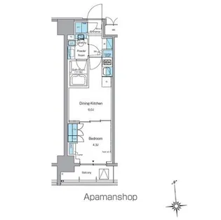 ルフォンプログレ上野稲荷町【14階】の間取り