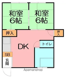 よしみ荘【2階】の間取り
