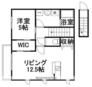 フェリーチェ薊野【201号室】の間取り