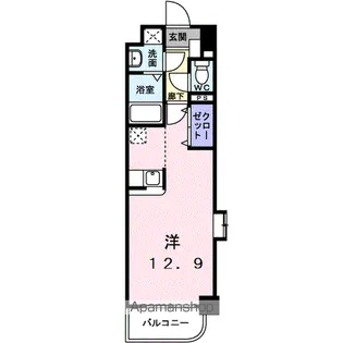 クラシオン・ルガール イシカワ【4階】の間取り