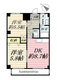 パルティール湘南【3階】の間取り