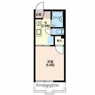 タウニー横井【2階】の間取り