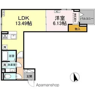 グラナーデ加賀【3階】の間取り