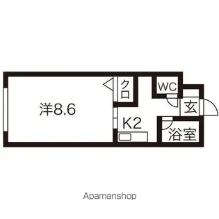 N20マンション【2階】の間取り
