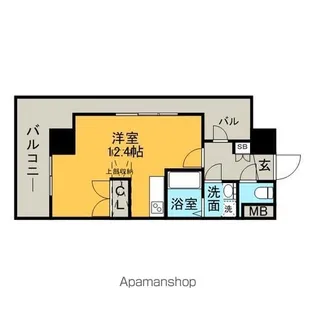 №72 HARBOR EAST TOWER【10階】の間取り