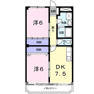 リバティベル【3階】の間取り