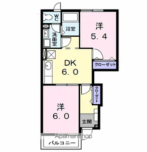 サザンウィンド PartⅥ【1階】の間取り