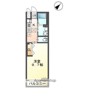 シェルト【1階】の間取り