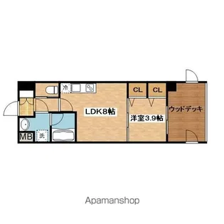 レジディア千里藤白台【1階】の間取り