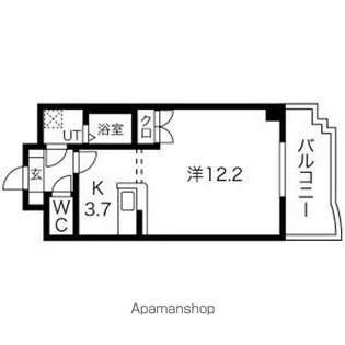 フェリシア千成【2階】の間取り