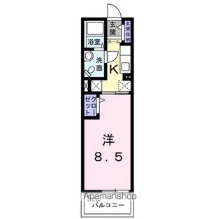 ヴェルファーレ Ⅲ【3階】の間取り
