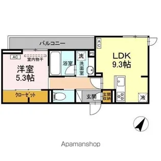 D CREST八幡4丁目【2階】の間取り