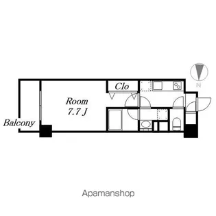 ヴェルデシア名駅南【2階】の間取り