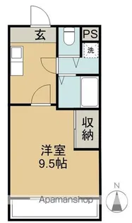 リプレハイレイク【2A号室】の間取り