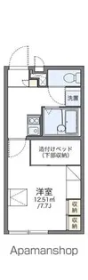 レオパレスBM Ⅰ【213号室】の間取り