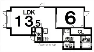 プライム63【101号室】の間取り