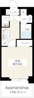 エルフォルテ赤羽【603号室号室】の間取り