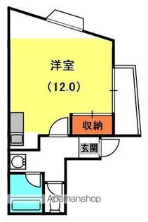 サンライズ白鳩【3階】の間取り